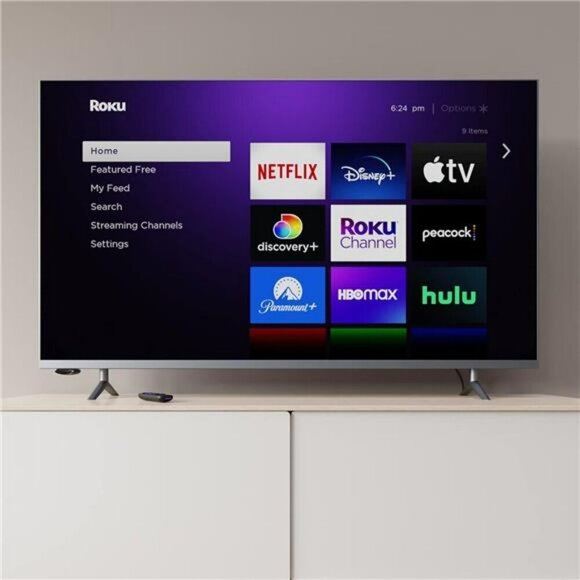 HD Roku Streaming Device with Standard Remote (no TV controls), Free & Live TV - Picture 2 of 7